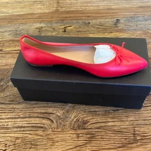 Jcrew red Gemma flats
